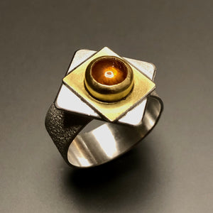 Spessartite ring.  Size 7.
