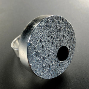Round Rays of Light ring #1.  Size 7