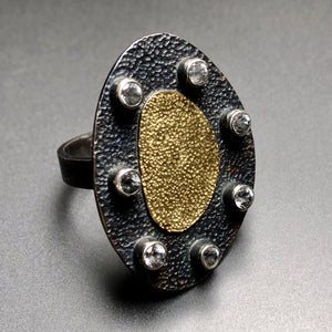 Star burst ring.  Size 7.5