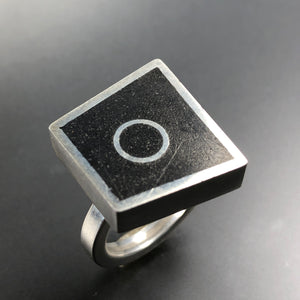 Polygon ring.  Size 7.