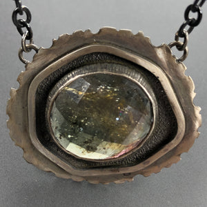 Watermelon tourmaline necklace